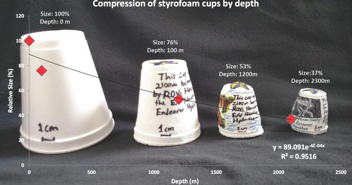 Compressed Styrofoam Cups Teaching Graphic Nautilus Live